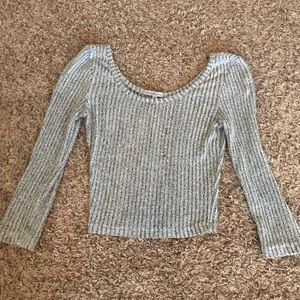Charlotte Russe 3/4 sleeve crop top